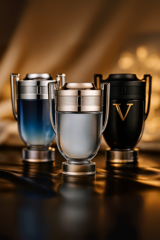 Set de 3 perfumes: Paco Rabanne Invictus Legend, Invictus y Invictus Victory – 100 ml